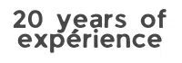 20 ans d'expérience