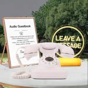 Livre d'or audio pour mariage à Paris