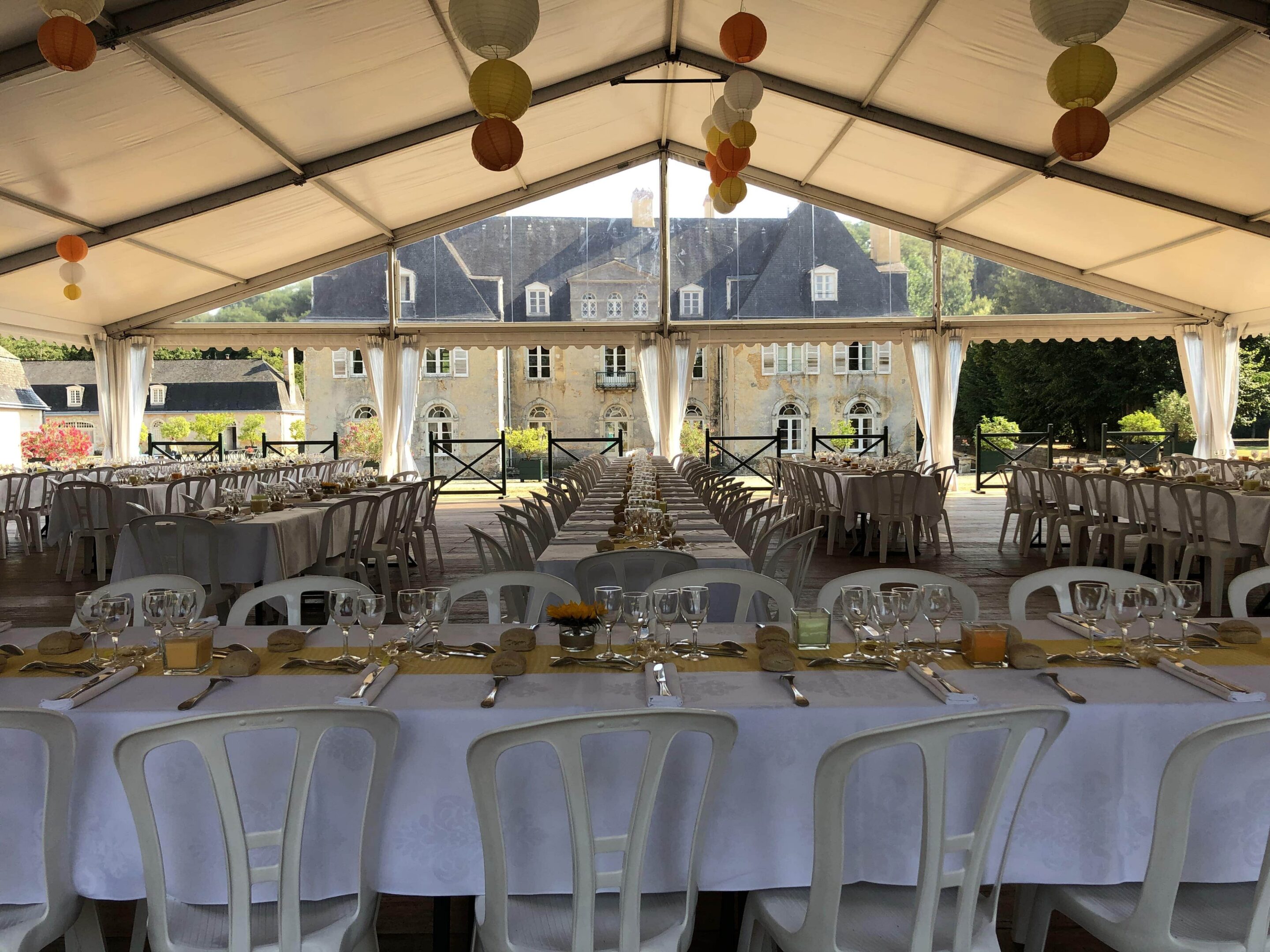 Tente pour mariage de luxe