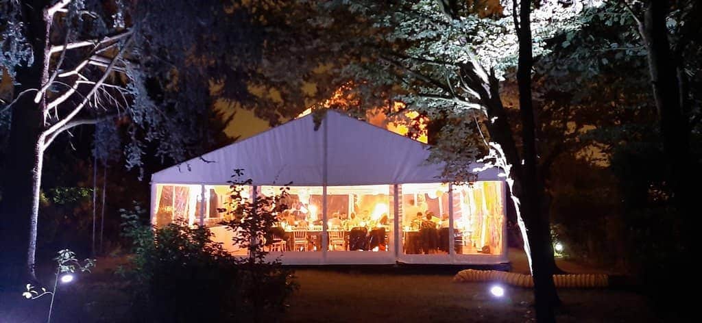éclairage architectural mariage