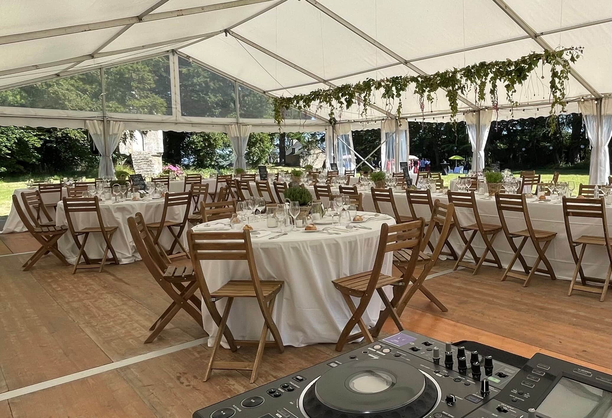 tente pour mariage haut de gamme